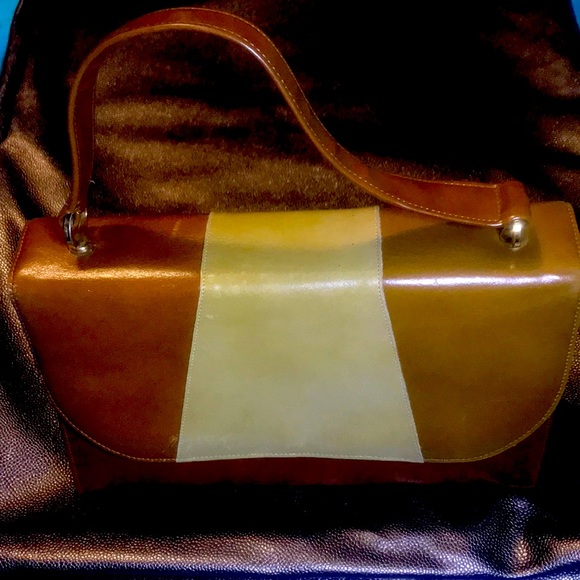 Vintage Risqué Leather handbag - Picture 2 of 5